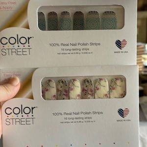 2 Color Street nail strip packages
